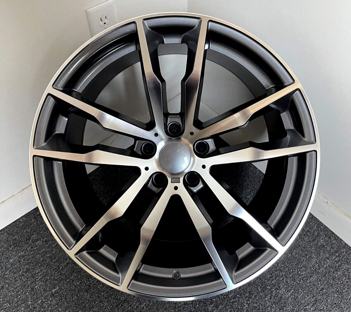 20'' wheels for BMW X5 S Drive 40e 2016-18 ( 20x10/20X11") Gunmetal Face
