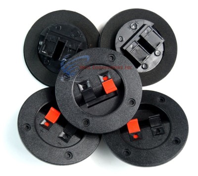 Audiopipe 5 Pack Speaker Box Enclosure Terminal Cups with Spring Connectors