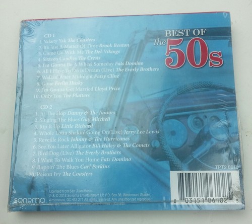 CD Lot Rock & Roll Oldies But Goodies Best of the 50s 8 Discs Music Songs Tunes