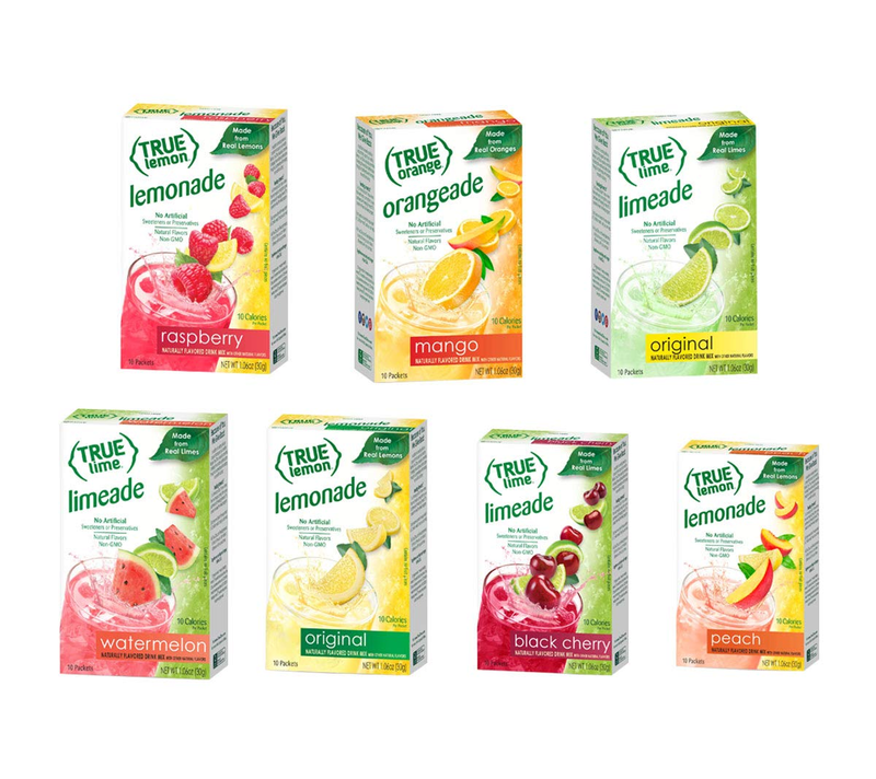 True Lime 7 flavor variety Pack: WATERMELON AQUA FRESCA, LIM