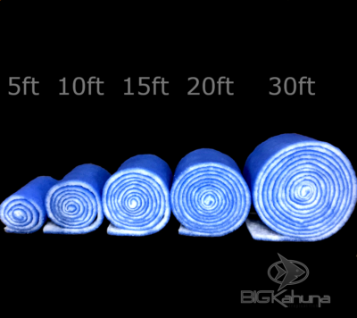 30-FT ROLL BLUE BONDED AQUARIUM FILTER MEDIA PAD 12" X 30'  FILTER FIBER FLOSS