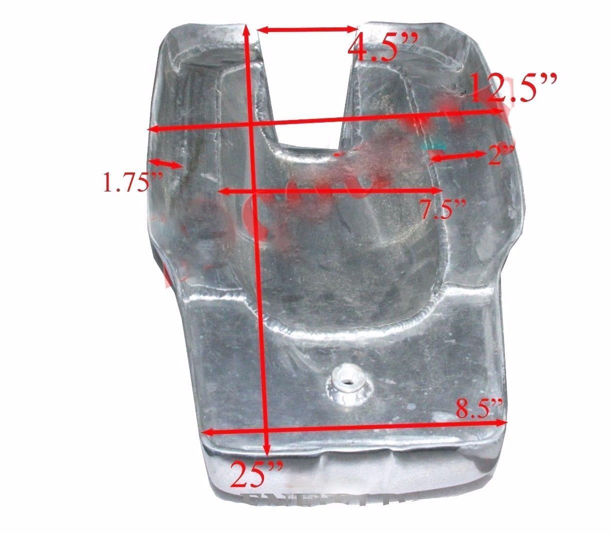 Fits Norton Triumph Commando Triton Sprint Aluminium Gas Fuel Petrol Tank 