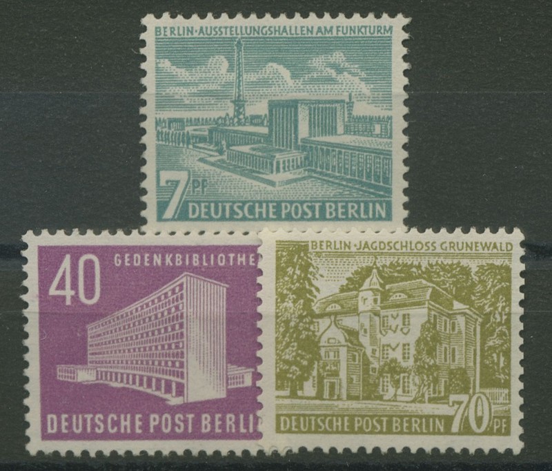 Berlin 1954 Berliner Bauten 121/23 Mit Neugummierung (R81207)