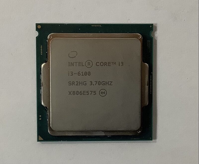 Intel Core I3-6100 3.70 Ghz Lga 1151 Desktop Cpu Processor Sr2hg
