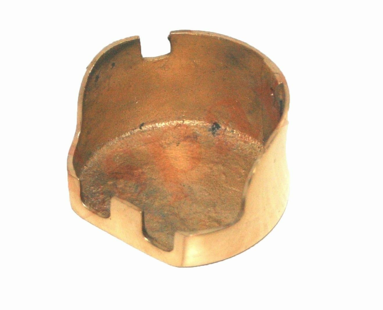 Fits Royal Enfield Classic 350 Distributor Cover Brass Gun Logo 