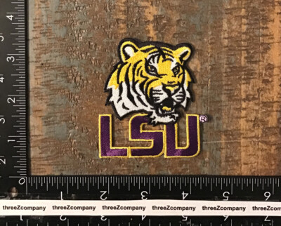 LSU Tigers NCAA College Football Team Mascot Logo Iron-On Patch Sports