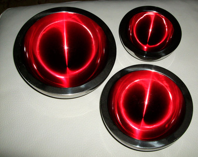 Set aus 3 Schalen von CONRAN Design - Edelestahl doppelwandig - Top Zustand