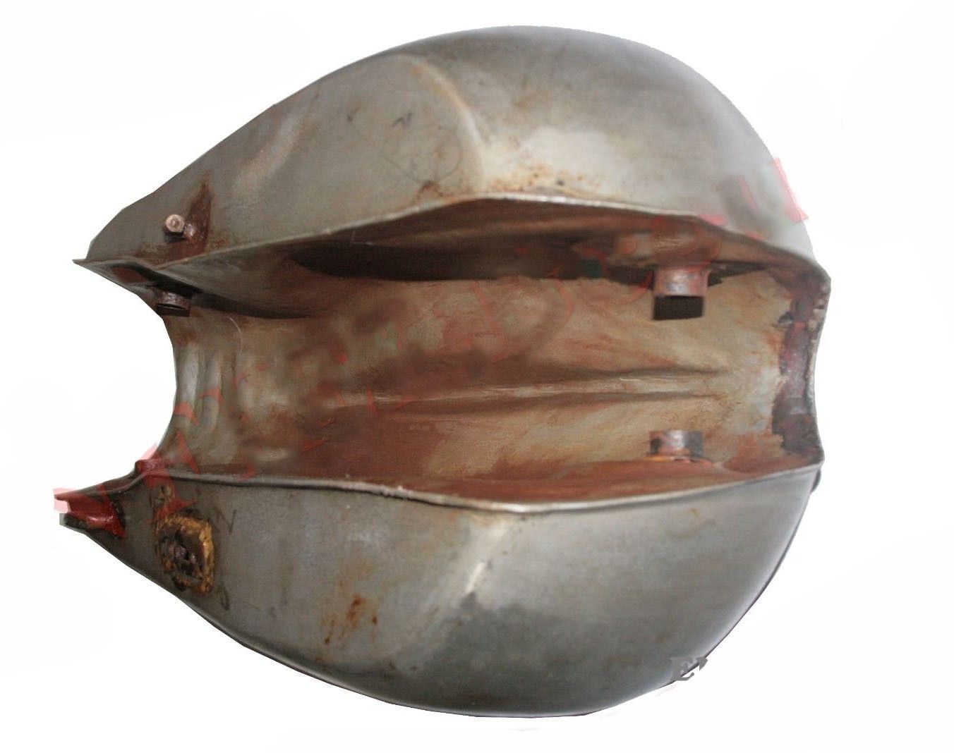 New Yamaha Rd 350 Petrol Gas Fuel Tank Raw Steel Bare Metal 