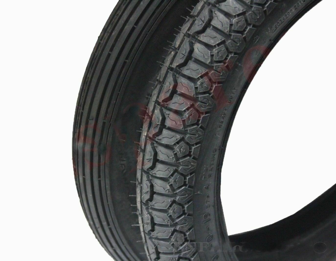 Fits Royal Enfield 350 500cc Front & Rear 19'' Tyre Tube Set 