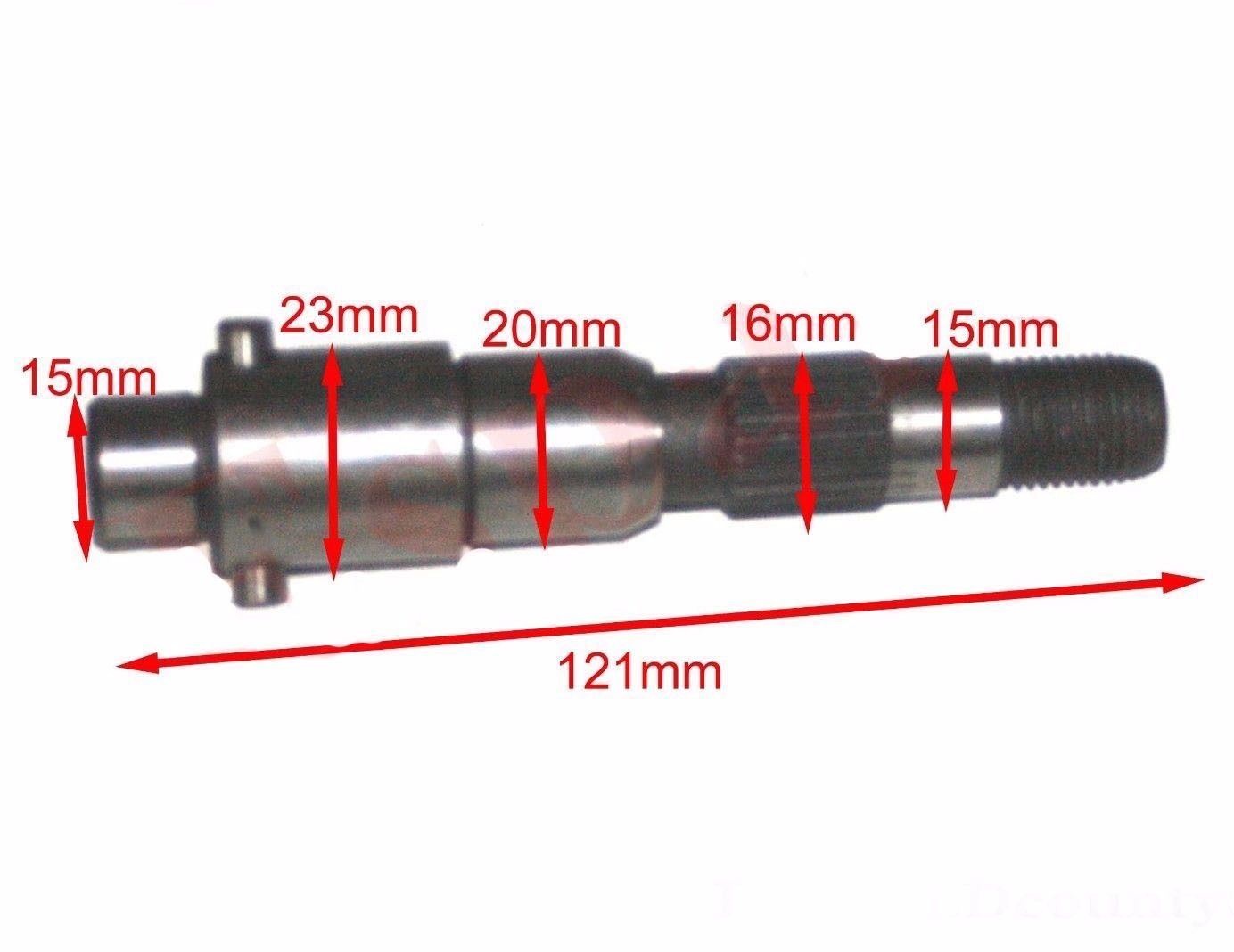 Rear Wheel Axle for Luna TFR Moped 