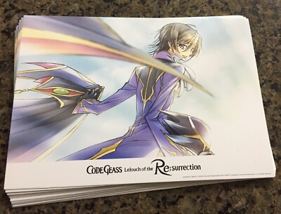 Code Geass Lelouch Of The Resurrection Movie Post Card Ebay