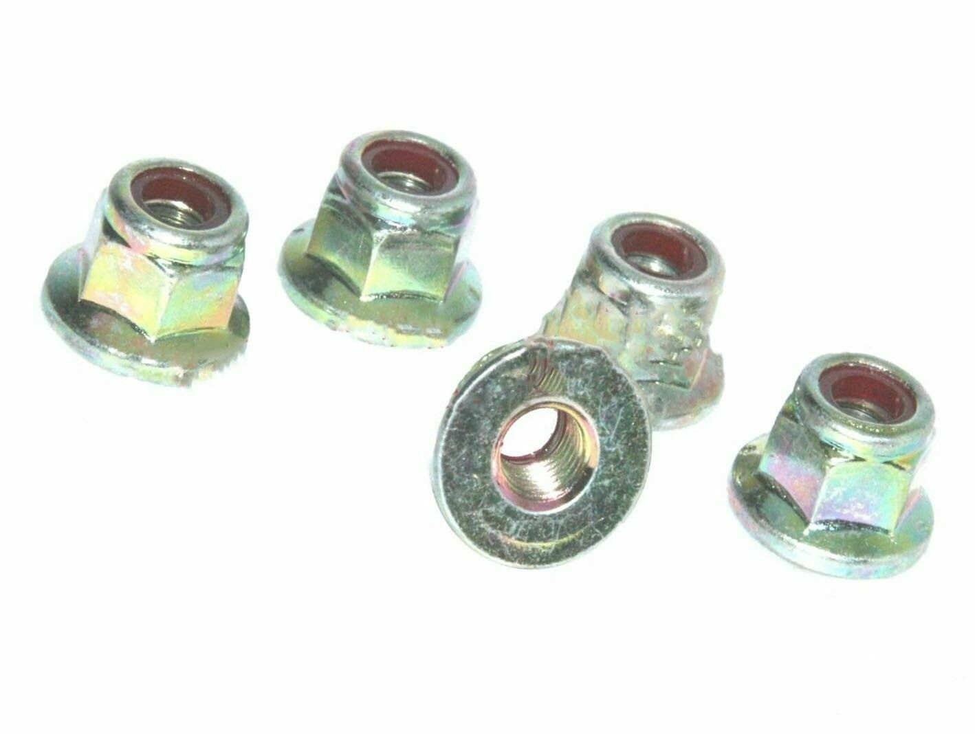 Fits Royal Enfield UCE 350 500cc Flanged NYLOC NUT M6X1 25 Units Fits  