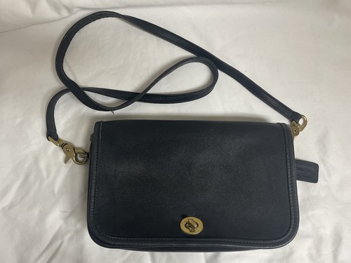 バッグ old coach shoulder bag 9755 y2k 393 COACH Vintage 9755 Dinky Crossbody Shoulder Bag Convertible