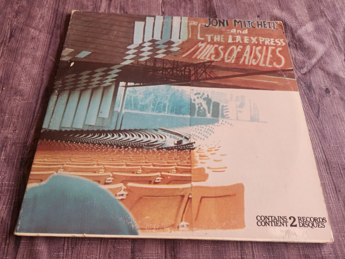 Joni MItchell & L.A. Express Miles of Aisles original 1974
