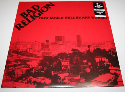 Sealed - Bad Religion ''How Could Hell Be Any Worse ?'' Pink Vinyl reissue, Punk