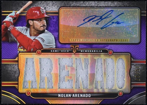 2024 Topps Triple Threads - Nolan Arenado #TTAR-NA1