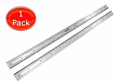 Benchmark Tools 12'' 5R Flexible Machinist Ruler Grads Brushed Stainless Steel