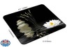 Asian Zen Stone Mouse Pad, Meditation Japanese Lotus Spa Customized Premium-Textured Mouse Mat,Washable Mousepads Non-Slip Rubber Base Small Mousepad, 9.5×7.9×0.12 inches