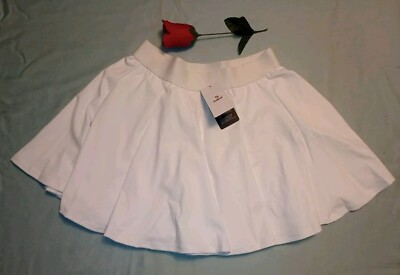 Baleaf Activewear Pleated Tennis Golf Skirt Women's Size XS White 