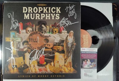 DROPKICK MURPHYS This Machine Still Kills Fascists SIGNED Vinyl Record + JSA COA