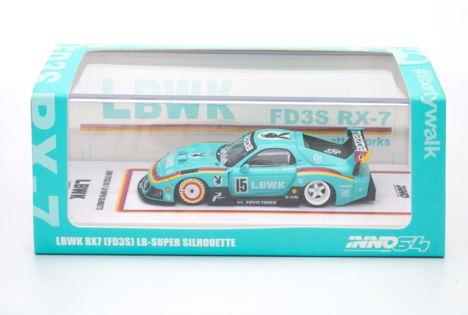 INNO64 1:64 LBWK Mazda RX7 FD3S LB-Super Silhouette HEC 2024