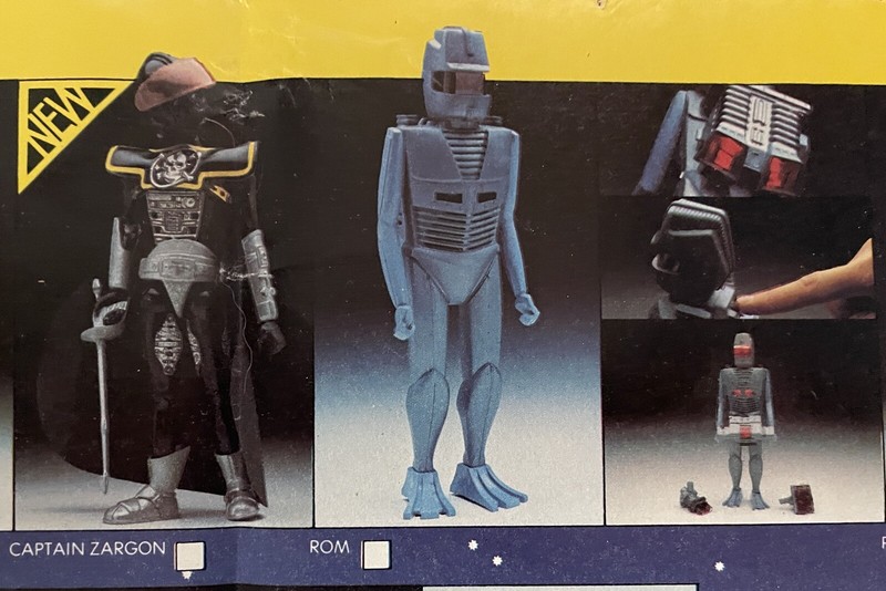 Vintage Palitoy 1980s Action Man Toy Catalog Insert ROM Space Knight GI Joe
