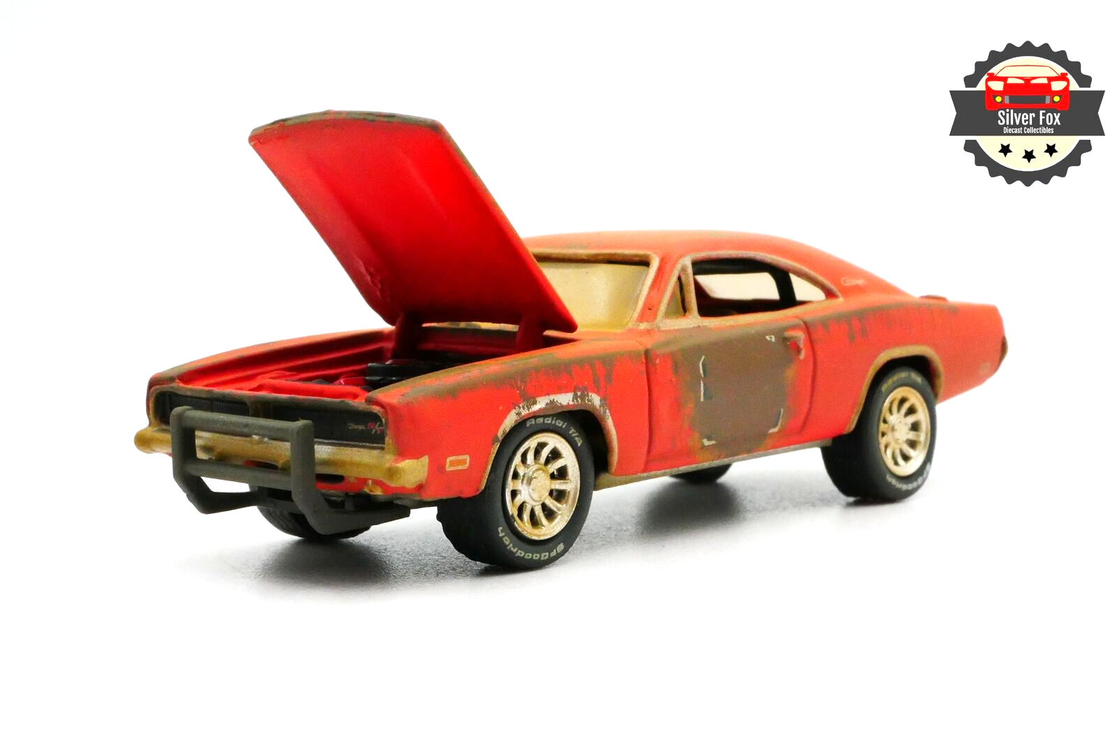 1969 DODGE CHARGER R/T DUSTY RUSTY ORANGE 1:64 SCALE COLLECTOR MODEL DIECAST CAR