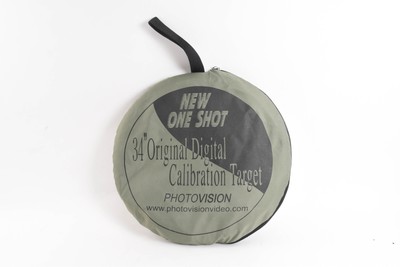 Photovision New One Shot 34'' Digital Calibration Target in Case NEAR MINT V78