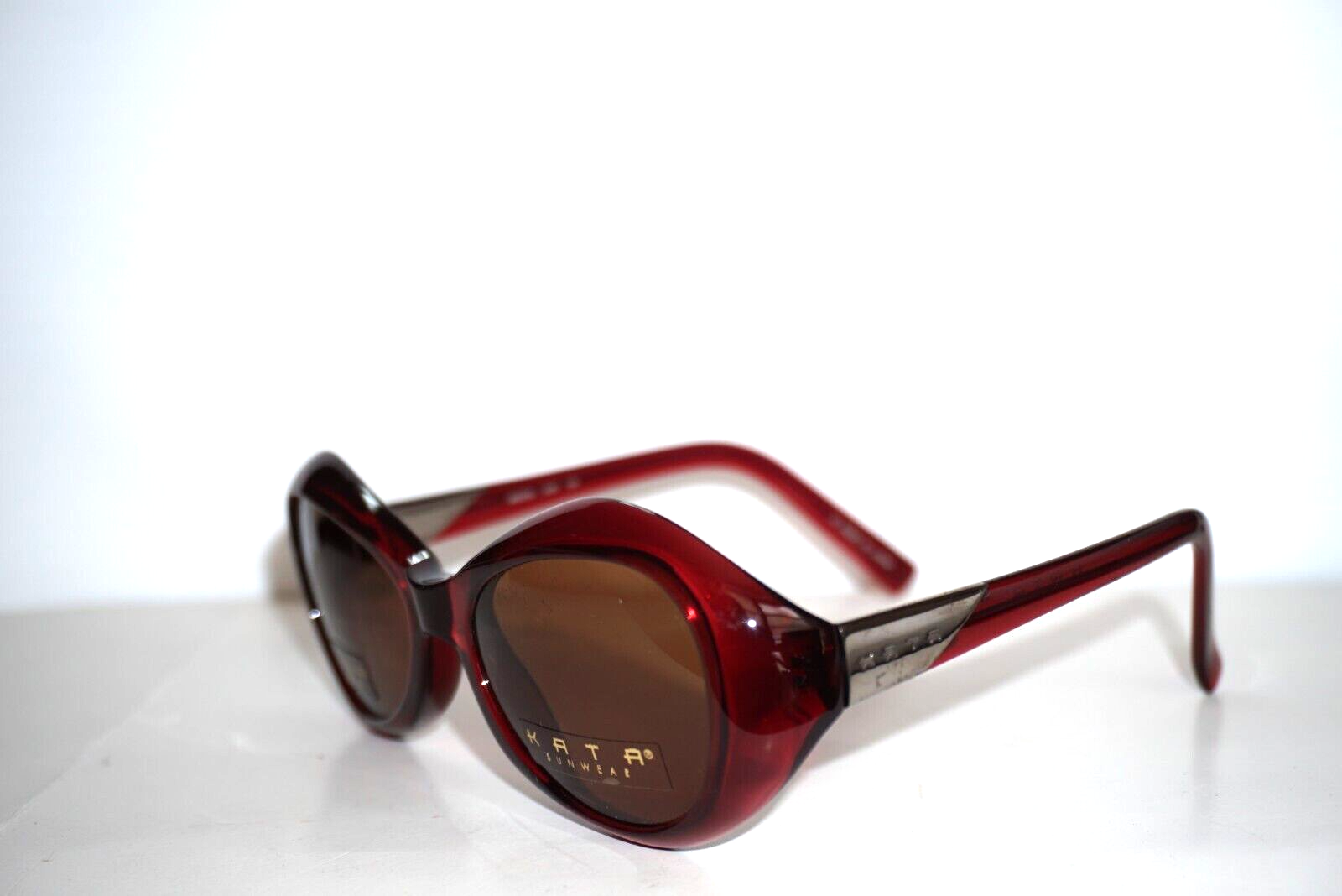 Kata MADERA Gray Oval Sunglasses NEW AUTHENTIC KATA MADERA CHER SUNGLASSES | eBay main image 3