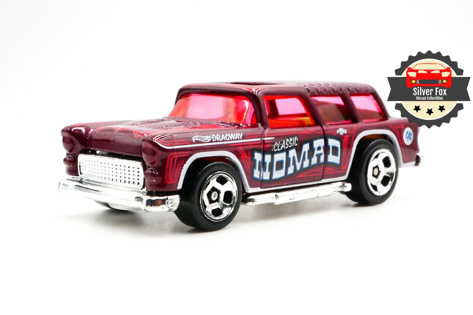 1955 CHEVY NOMAD DRAGWAY RACING 1:64 SCALE DIECAST COLLECTOR MODEL CAR