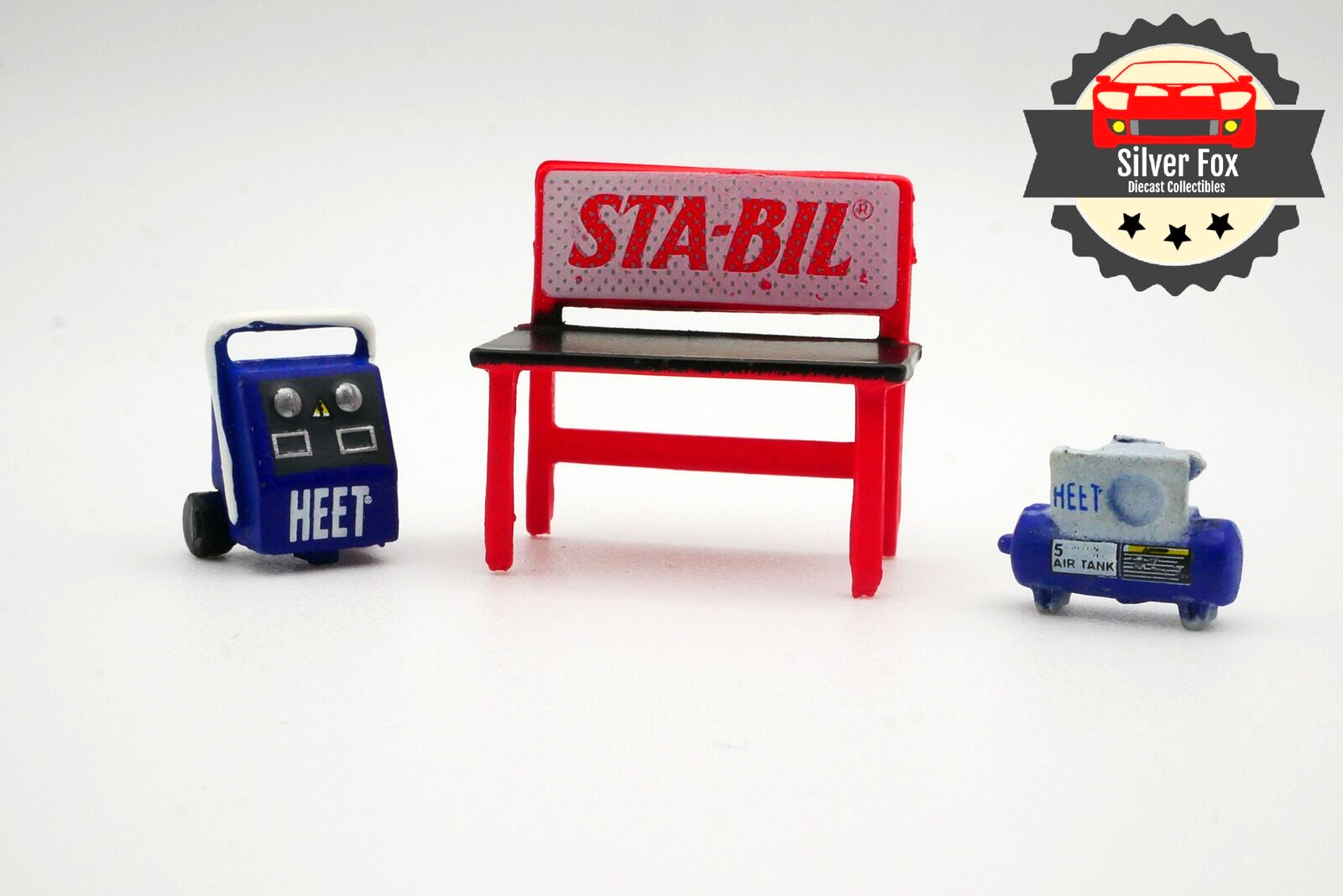 STA-BIL TABLE AIR PUMP WELDING 1:64 SCALE DIECAST DIORAMA COLLECTOR MODEL CAR