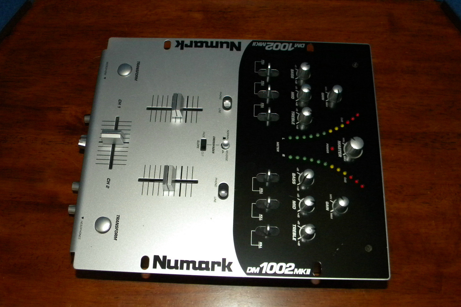 Numark DM1002 MKII DJ Mixer 2 Channels Kill Switches