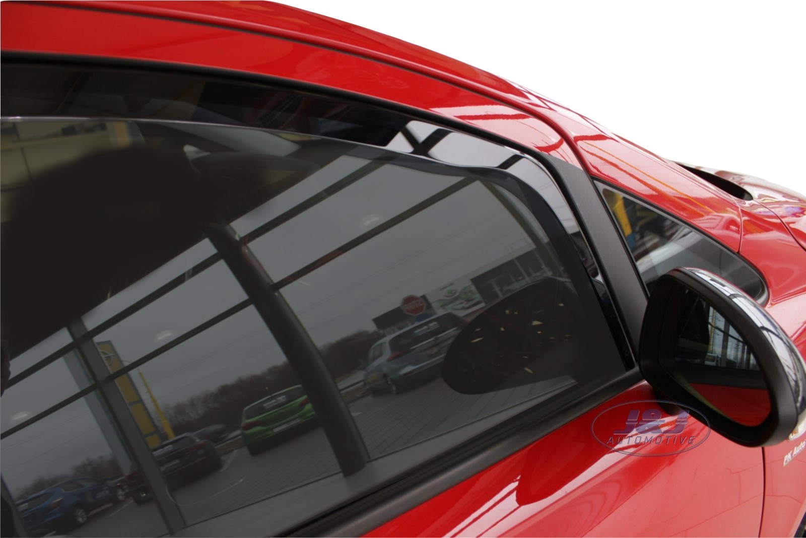 VAUXHALL CORSA E mk4 5 door 20152019 wind deflectors 4pc set TINTED