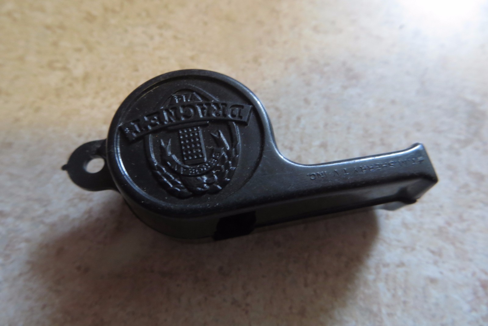 SERGEANT DRAGNET 714 OFFICIAL WHISTLE,SHERRY TV INC.AUTHENTIC TOY WHISTLE