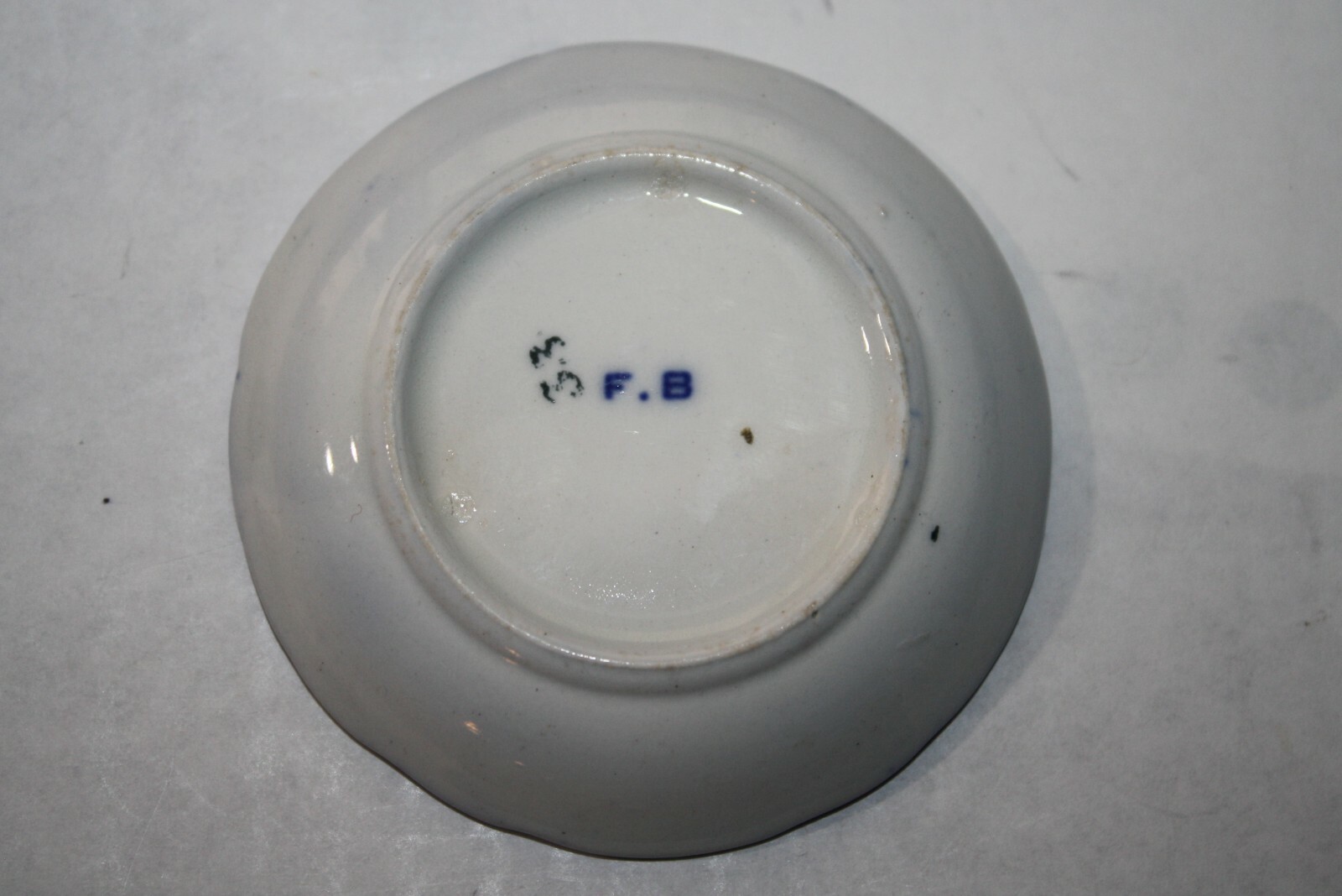 Antique Flow Blue F. B. 3