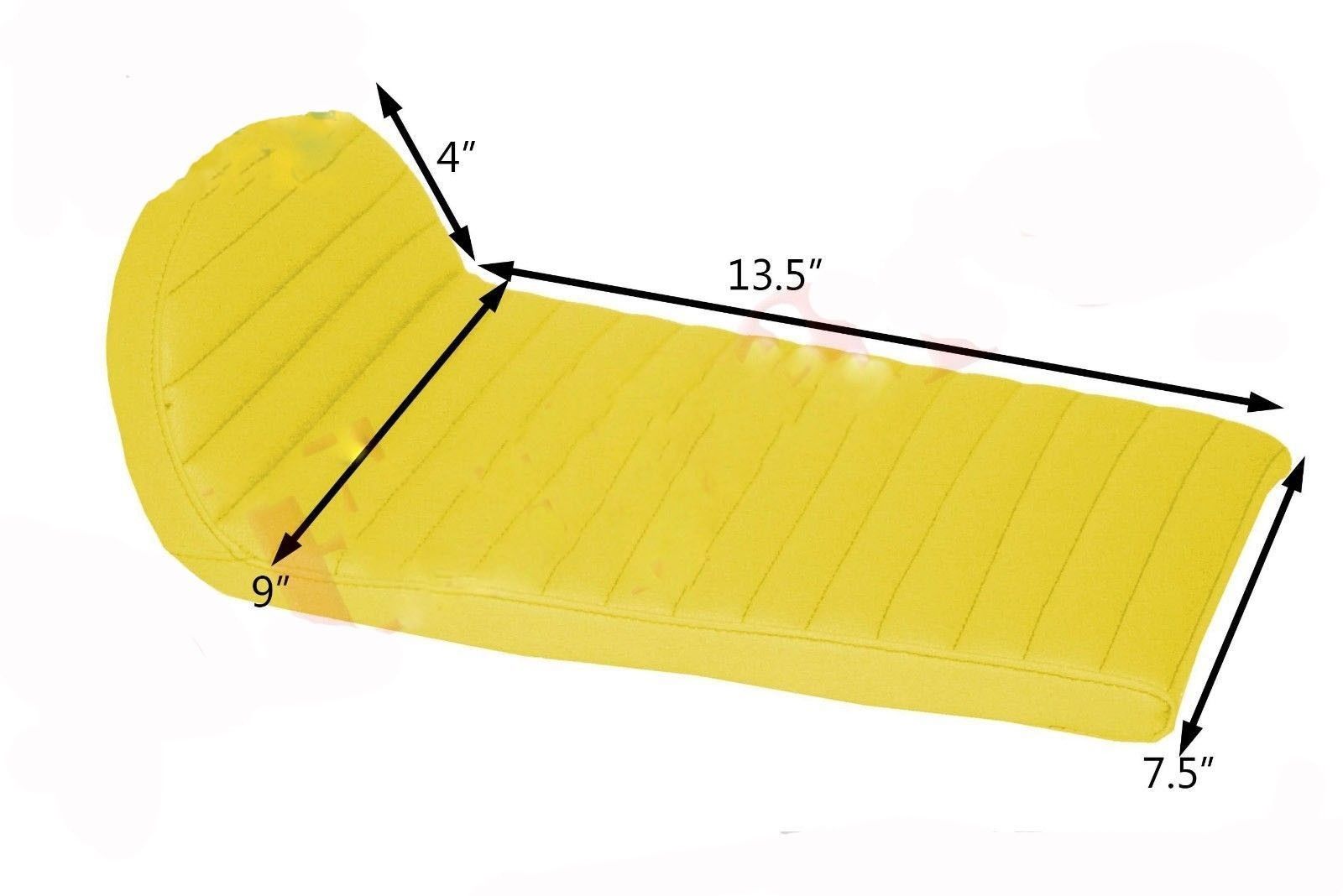 Benelli Mojave Seat Yellow Colour Faux Leather Cafe Racer 260 360 Bikes  