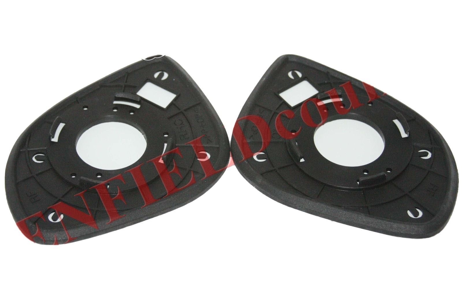 Left & Right Orvm Convex Wing Door Glass Mirror With Base Plate For Hyundai i20 T-2