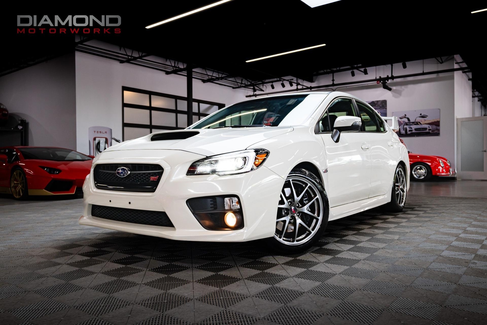 2015 Subaru WRX STI Limited 30196 Miles Crystal White Pearl Sedan 2.5L Turbo H4