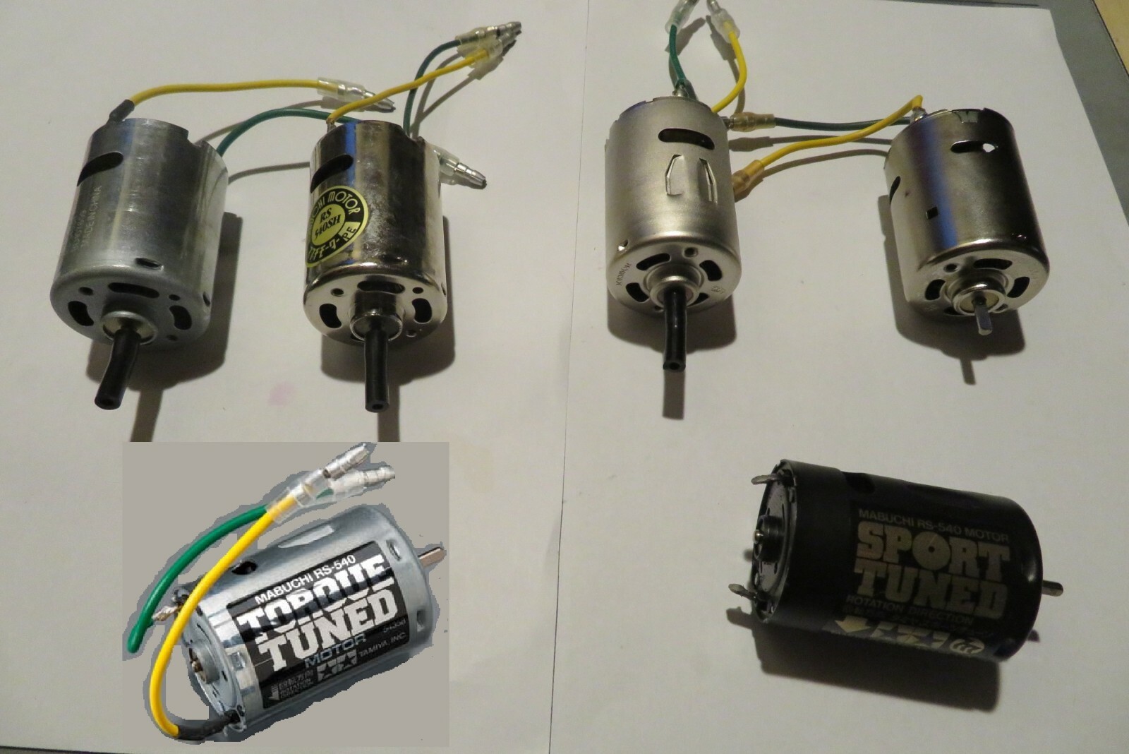 Tamiya 540 Mabuchi/Johnson/Torque/Sport Tuned Motors