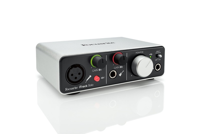 Focusrite iTrack Solo Lightning Recording Interface for iPad, MAC and PC