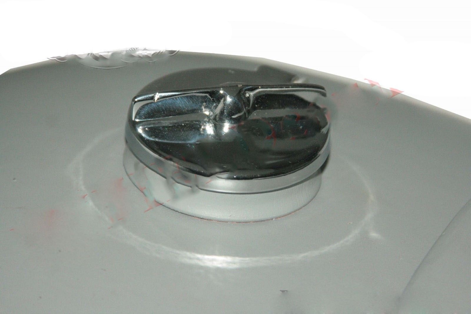 Repro Bare Metal Raw Steel Petrol Gas Fuel Tank With Filler Cap Fits BMW R71 