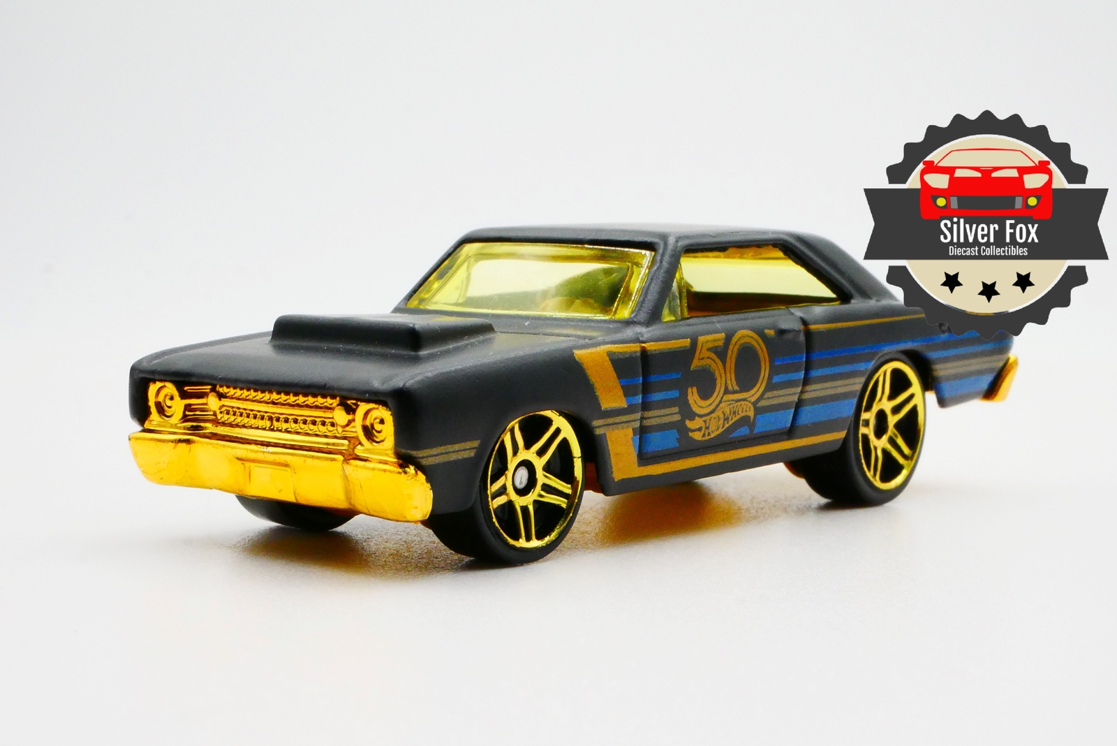 1968 DODGE DART BLACK GOLD  1:64 SCALE DIECAST COLLECTOR MODEL CAR