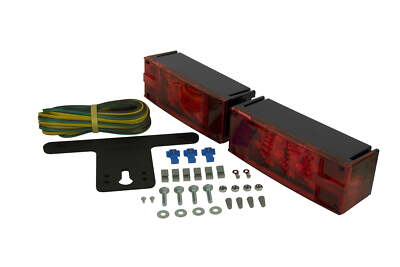 Submersible LED Low-Profile Trailer Light Kit, C7280, Over & Under 80'' Wide