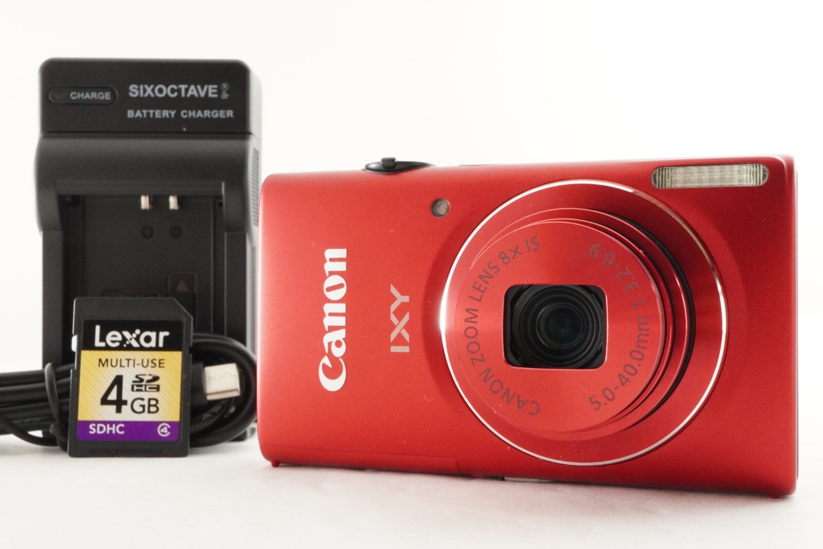 Canon IXY 110F Red With 4GB SDHC Card Compact Digital Camera Canon IXY 110F Red With 4GB SDHC Card Compact Digital Camera