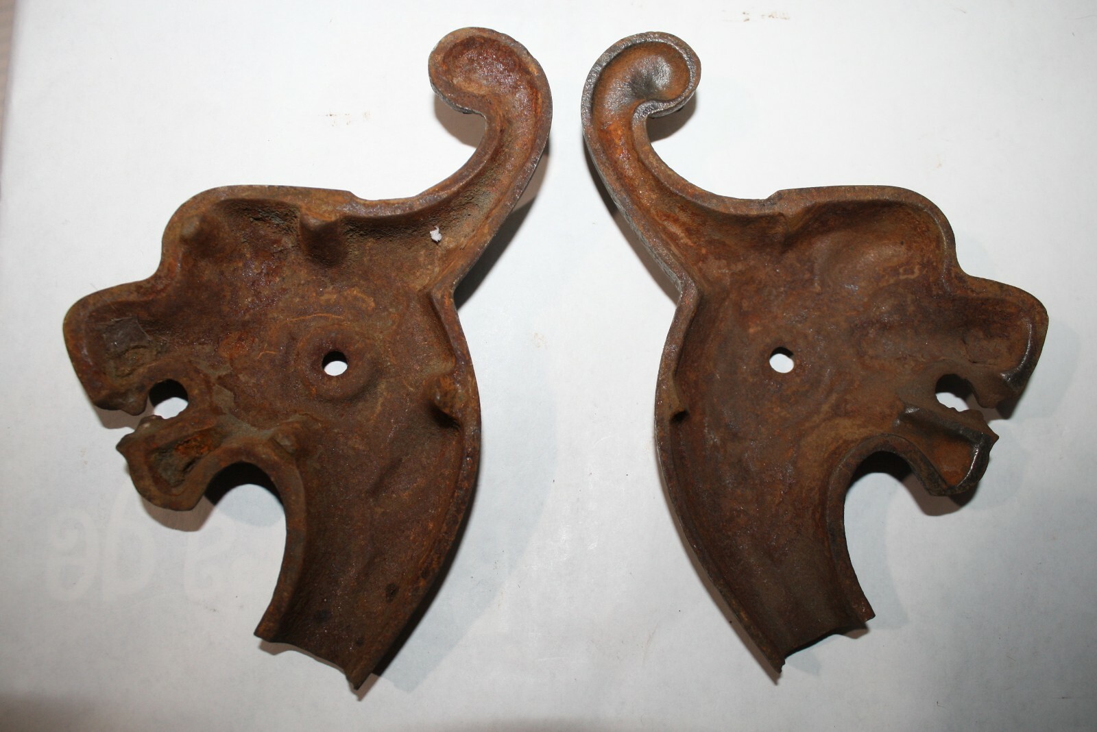 Antique Metal Gargoyle Hardware For Repurpose