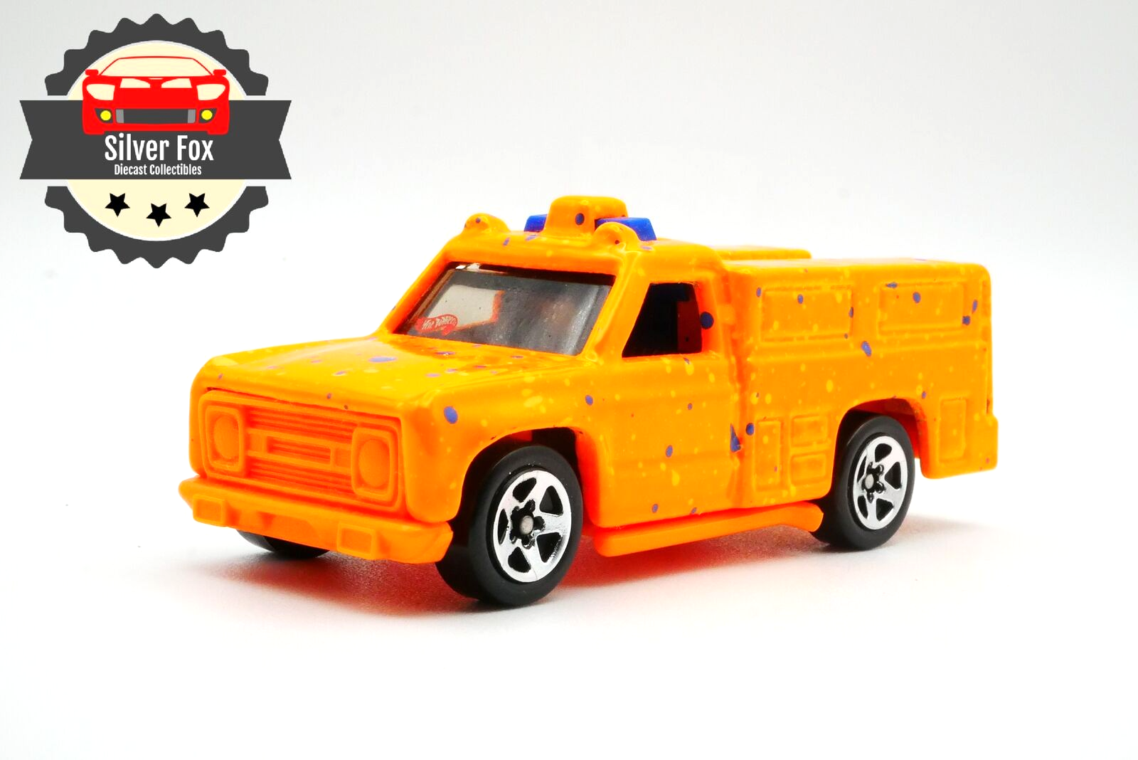 1975 RANGER ART SQUAD ORANGE 1/64 SCALE DIECAST DIORAMA COLLECTOR MODEL CAR