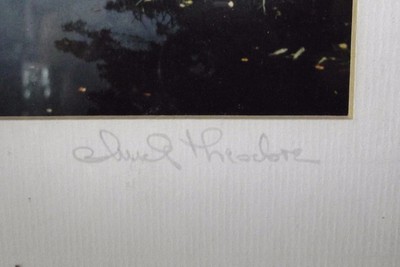 ONE framed Chuck Theodore photo.Title 