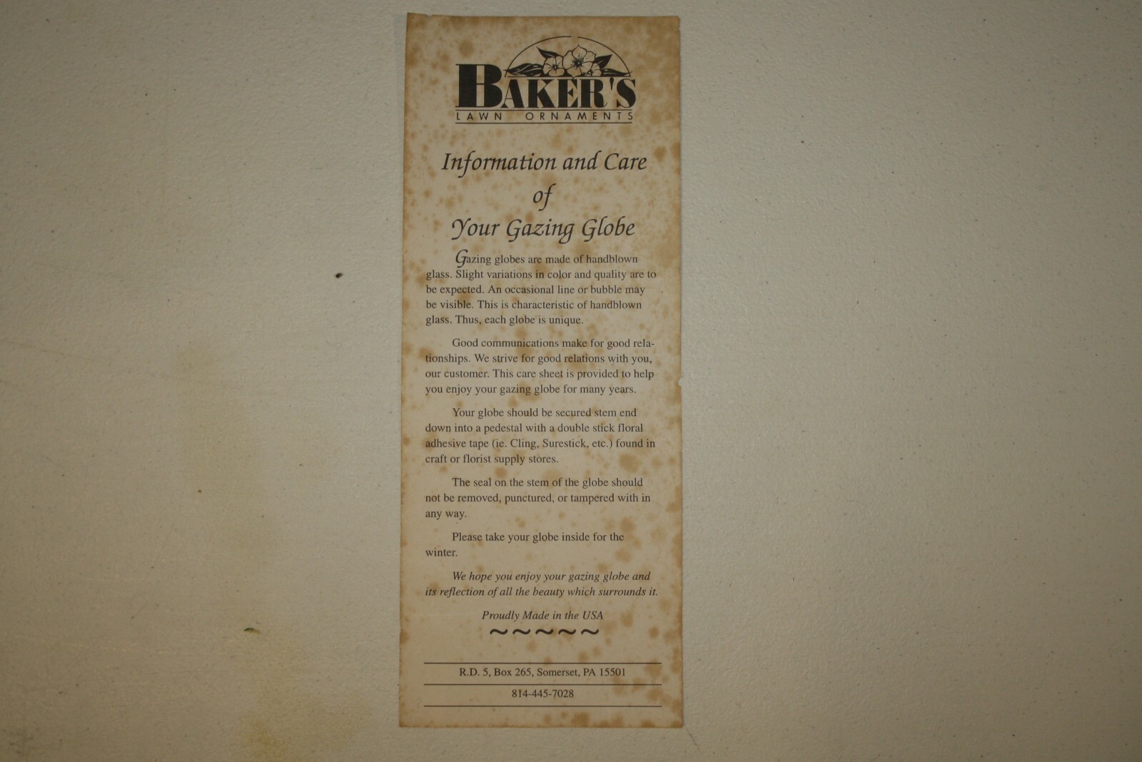 Vintage NOS Gold Mercury 12