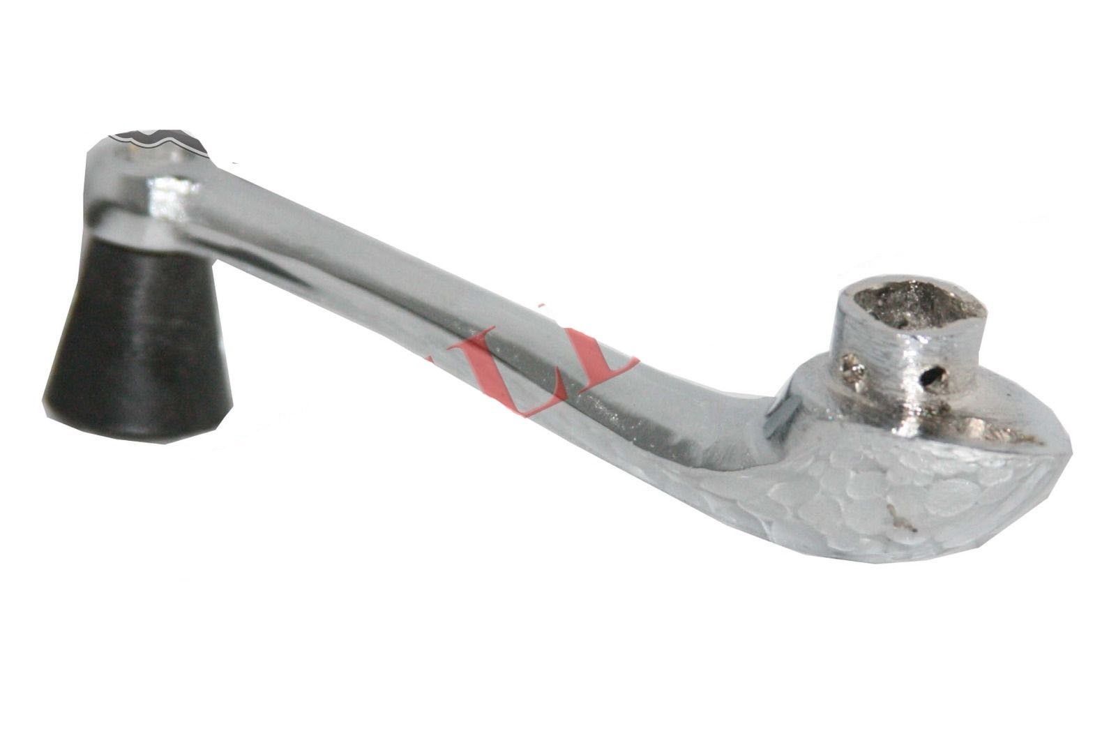 Interior Window Glass Winder Arm Handle Lever Brass Chrome Morris Cars 