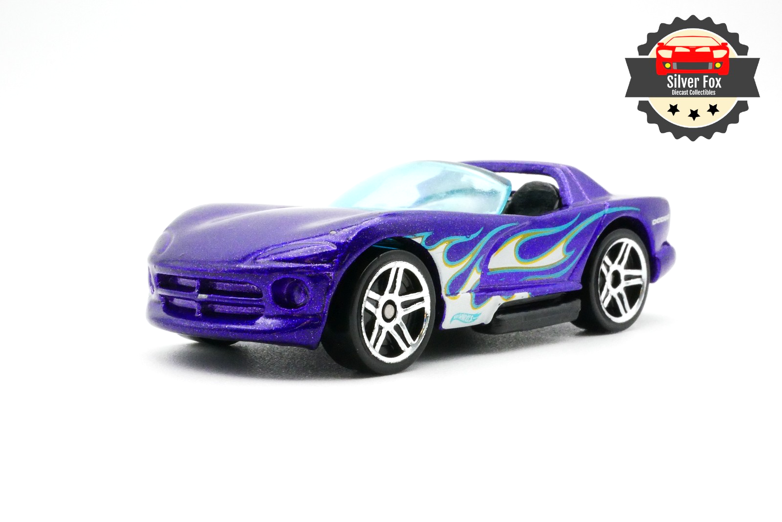 1992-95 DODGE VIPER RT/10 PURPLE 1/64 SCALE DIECAST COLLECTOR MODEL CAR